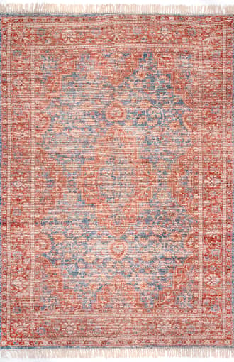 Multi 9' x 12' Ivied Plated Medallion Rug swatch