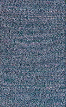 Blue Beretta Braided Cotton Rug swatch