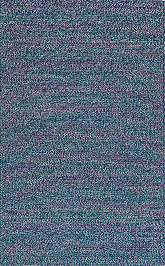 Blue 5' x 8' Beretta Braided Cotton Rug swatch