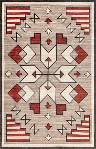 7' x 9' Rosita Washable Aztec Rug primary image