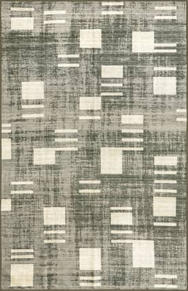 Gray Pernia Washable Deconstructed Rug swatch