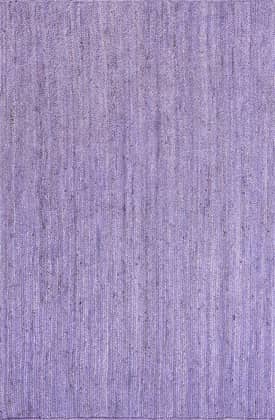 Purple 6' Jute Braided Rug swatch