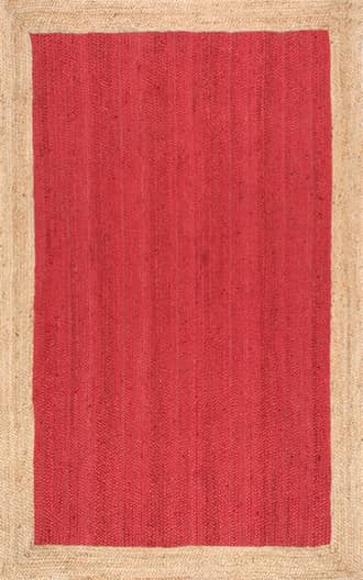 4' x 6' Jute Simple Border Rug primary image