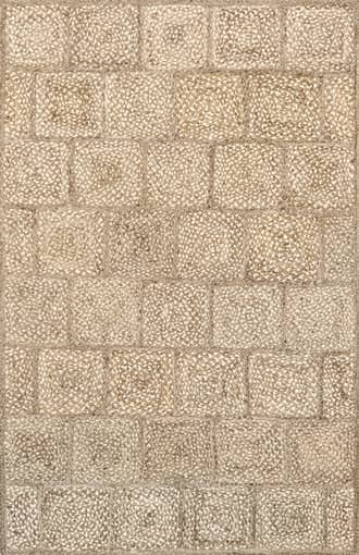 5' x 8' Annabella Jute Tiled Rug primary image