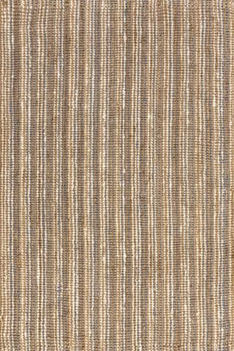 Fulvia Textured Striped Jute Rug primary image
