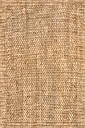 Natural Norrie Textured Solid Jute Rug swatch