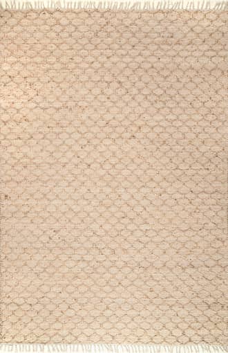 Natural 7' 6" x 9' 6" Flatwoven Diamant Rug swatch
