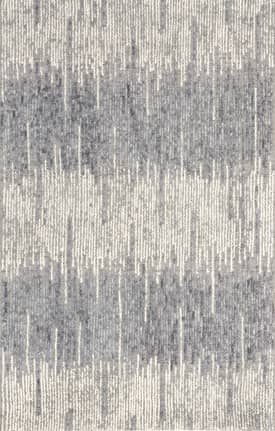 Gray 6' x 9' Lizzy Textured Sound Waves Rug swatch