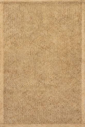 Natural 12' x 15' Willow Bordered Jute Rug swatch