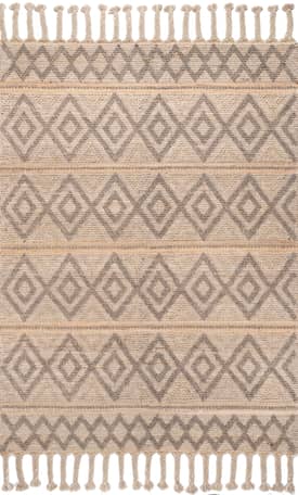 Natural Haven Wool Textured Rug swatch