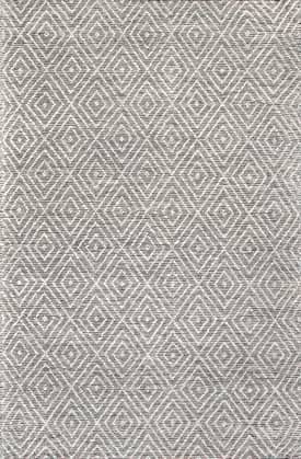 Gray 3' x 5' Diamond Tiles Rug swatch