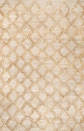 Textured Trellis Jute Rug primary image