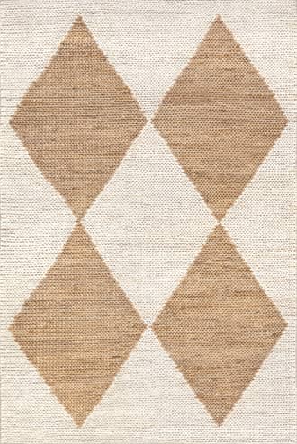 Ivory 5' x 8' Nala Oversize Diamond Rug swatch