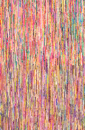 2' x 3' Kaleidoscopic Stripes Rug primary image