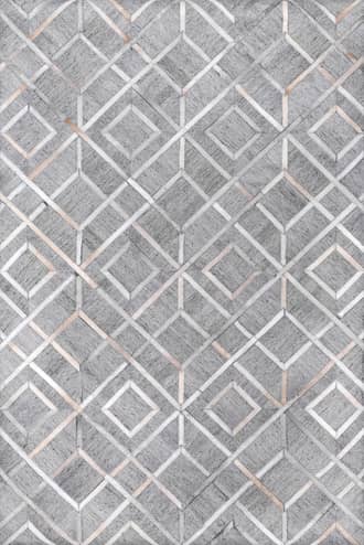 Eleanor Leather Geometric Tiles Rug primary image