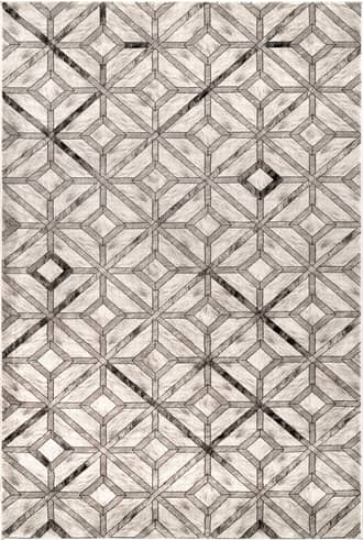 Faux Cowhide Diamond Tiles Rug primary image