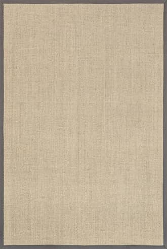 Grey 9' x 12' Checker Weave Sisal Rug swatch