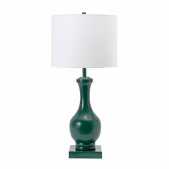 26-inch Glazed Aluminum Pedestaled Table Lamp primary image
