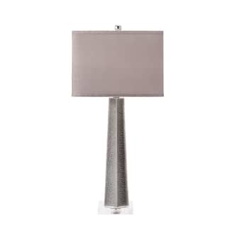 32-inch Polyresin Recessed Pillar Table Lamp primary image