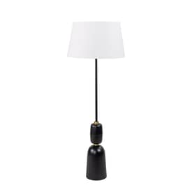 Black 54-inch Iron Sculptural Floor Lamp swatch