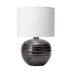 Brown 21-inch Iron Rippled Pot Table Lamp swatch