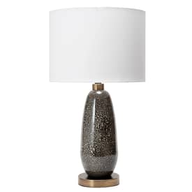 Charcoal 26-inch Spotted Iron Tapered Urn Table Lamp swatch