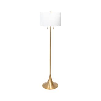 Gold 64-inch Iron Staff Pole Floor Lamp swatch
