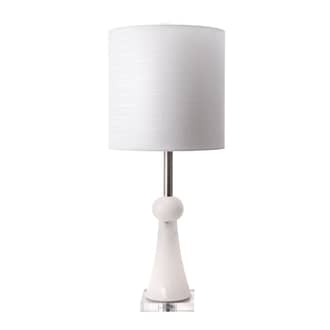 Off-White 30-inch Alabaster Pawn Spire Table Lamp swatch