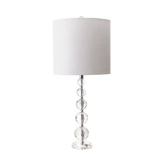 Clear 27-inch Crystal Rain Drops Table Lamp swatch