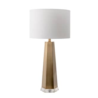Brass 30-inch Ombre Iron Table Lamp swatch