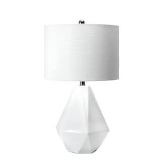 25-inch Geometric Ceramic Vase Table Lamp primary image