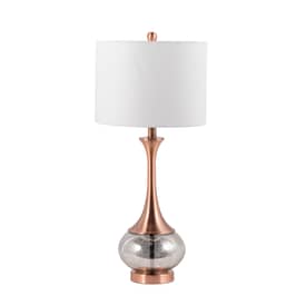 Chrome 29-inch Glass Classic Vase Table Lamp swatch