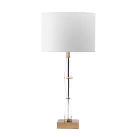 Clear 31-inch Tapered Crystal Spire Table Lamp swatch