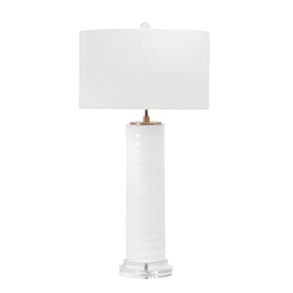 31-inch Textured Glass Tiled Column Table Lamp primary image