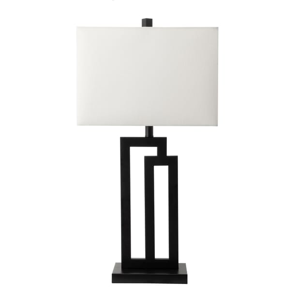 32 Inch Metal Modern Tripod Table Lamp, Tripod Table Lamp Black