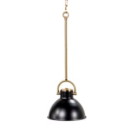 Black 83-inch Steel Bell Pendant Lamp swatch