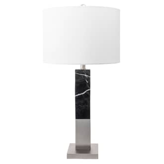 Black 28-inch Marble Slab Obelisk Table Lamp swatch