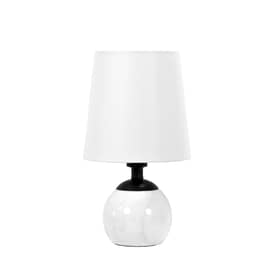 White 16-inch Marble Sphere Table Lamp swatch