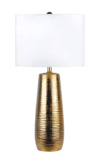 Gold 26-Inch Kylie Ceramic Table Lamp swatch