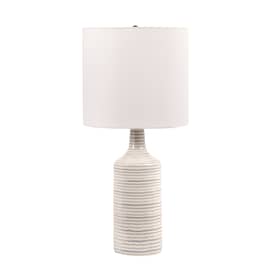 Gray 25-inch Theresa Ceramic Table Lamp swatch