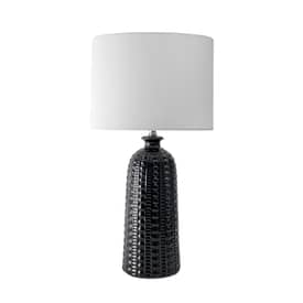 Black 30-inch Polona Ceramic Table Lamp swatch