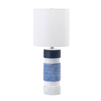 25-inch Ombre Banded Ceramic Table Lamp primary image