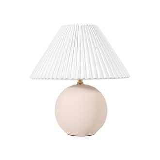 17-inch Ceramic Pleated Table Lamp primary image