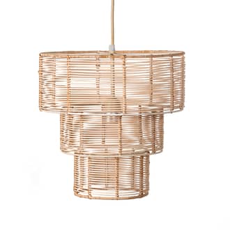 15-inch Rattan Canopy Pendant primary image
