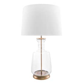 Gold 24-Inch Emma Clear Glass Table Lamp swatch