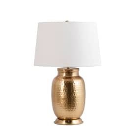 Shiny Brass 24-inch Madison Hammered Iron Table Lamp swatch