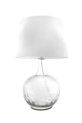 Clear 26-Inch Sofia Glass Table Lamp swatch