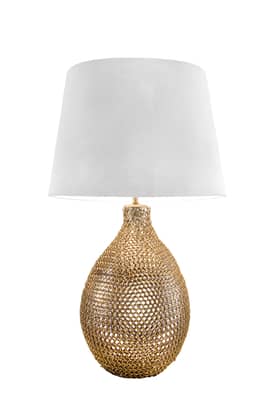 Gold 26-Inch Victoria Gold Chained Glass Table Lamp swatch