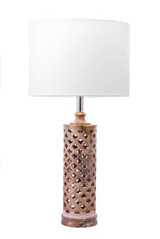 24-inch Vesta Marble Trellis Table Lamp primary image