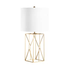 Brass 24-inch Iron Wire Framed Prism Table Lamp swatch